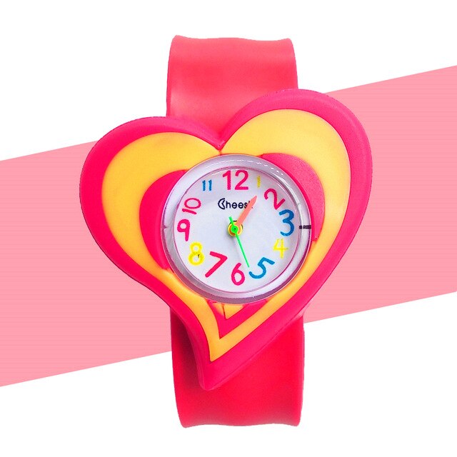 Girl's Educational Watch With "Heart Big Like That" Dial