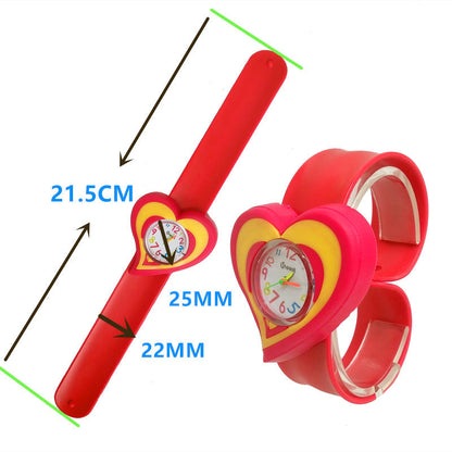 Girl's Educational Watch With "Heart Big Like That" Dial