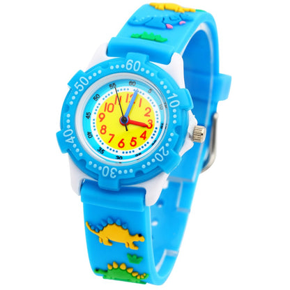 Dinosaur Blue Educational Waterproof Watch