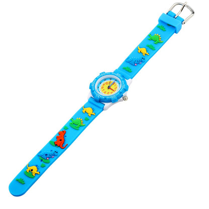 Dinosaur Blue Educational Waterproof Watch
