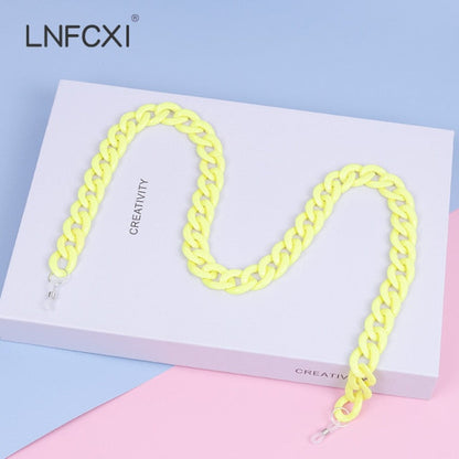 Retro Bright Acrylic Sunglasses Chain Straps