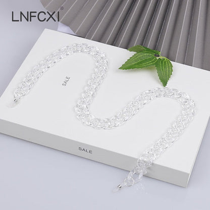 Retro Bright Acrylic Sunglasses Chain Straps