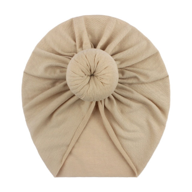 Newborn Girl Cotton Soft Big Bow Turban