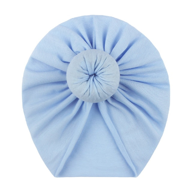 Newborn Girl Cotton Soft Big Bow Turban