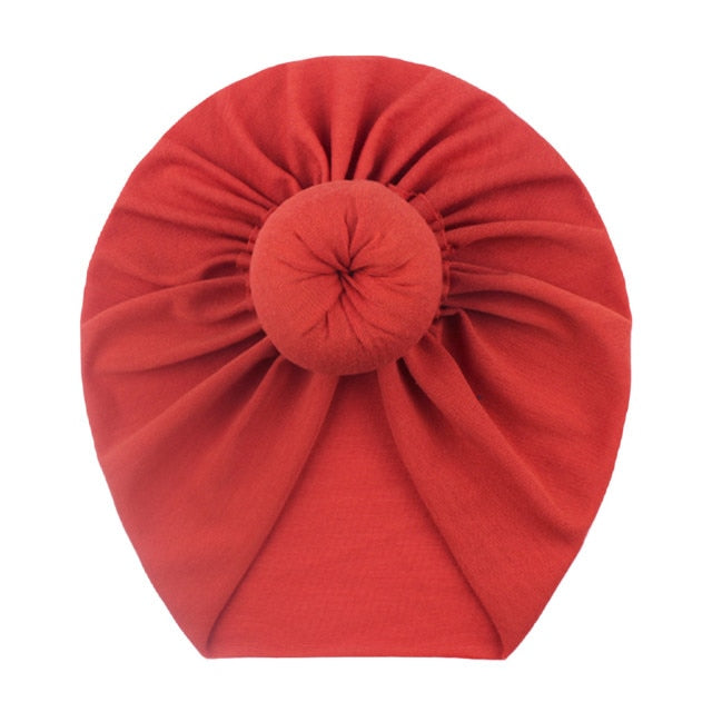 Newborn Girl Cotton Soft Big Bow Turban