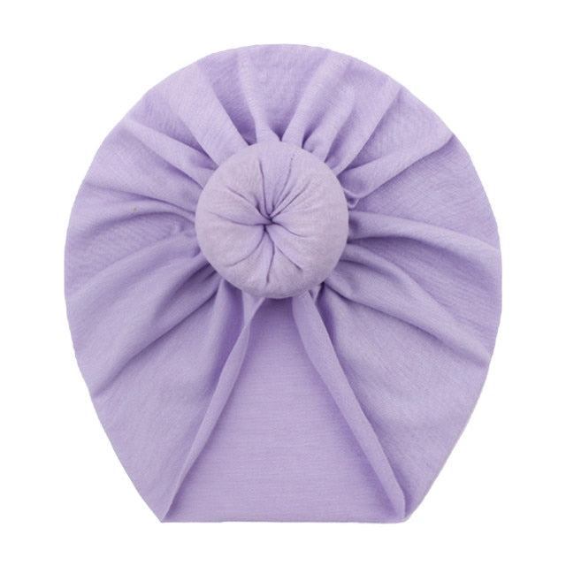 Newborn Girl Cotton Soft Big Bow Turban
