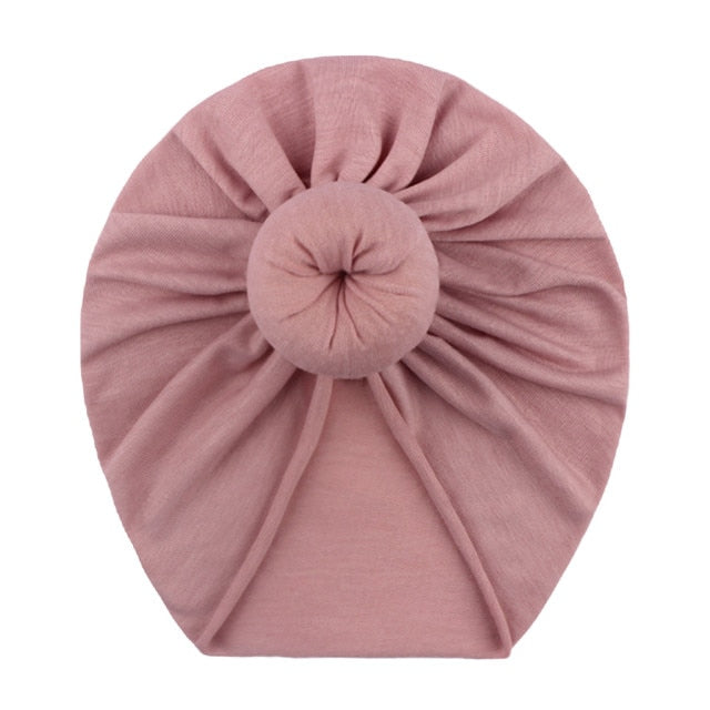 Newborn Girl Cotton Soft Big Bow Turban