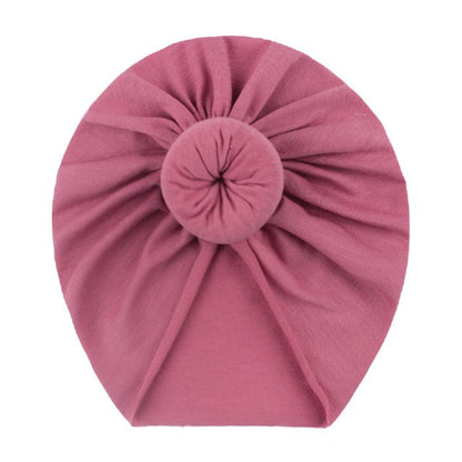 Newborn Girl Cotton Soft Big Bow Turban