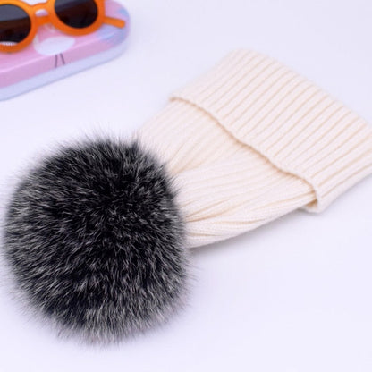 Fox Fur Pompom Hats