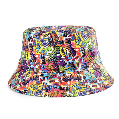 Playful Double Face Bucket Hat