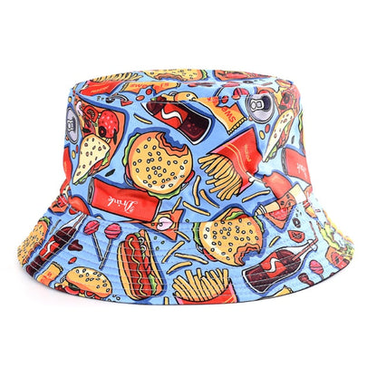 Playful Double Face Bucket Hat