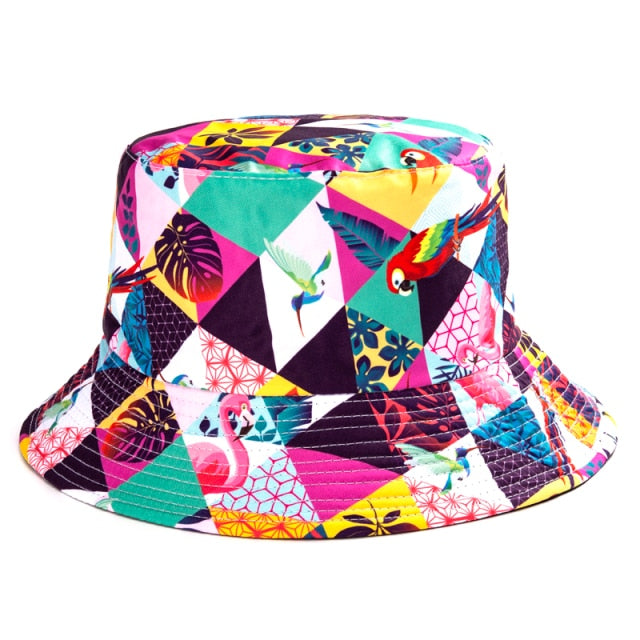 Playful Double Face Bucket Hat