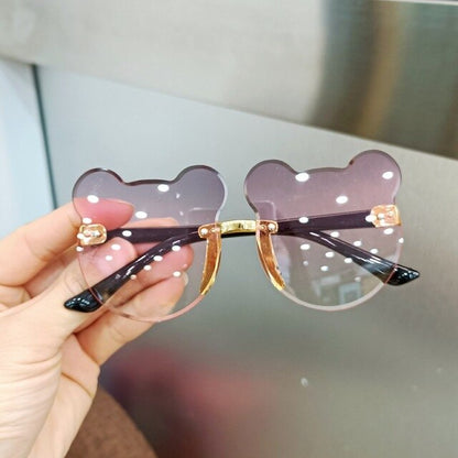 Cute Cartoon Bear Sun Glasses for Kids