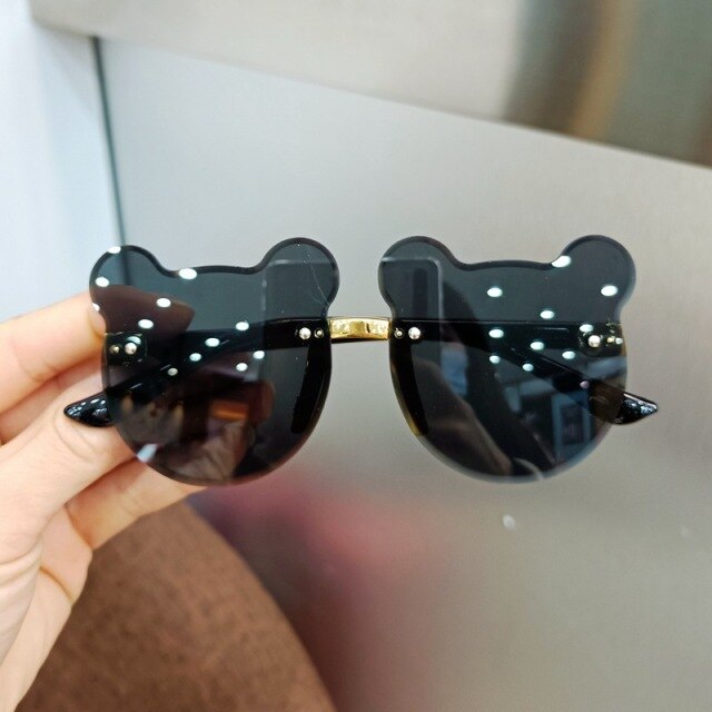 Cute Cartoon Bear Sun Glasses for Kids