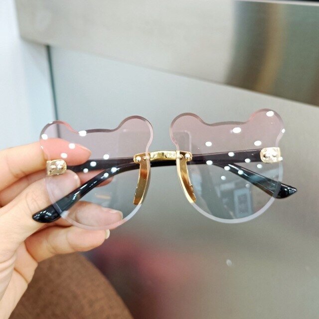Cute Cartoon Bear Sun Glasses for Kids