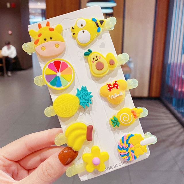 Cartoon Hair Clips 10PCS/Set