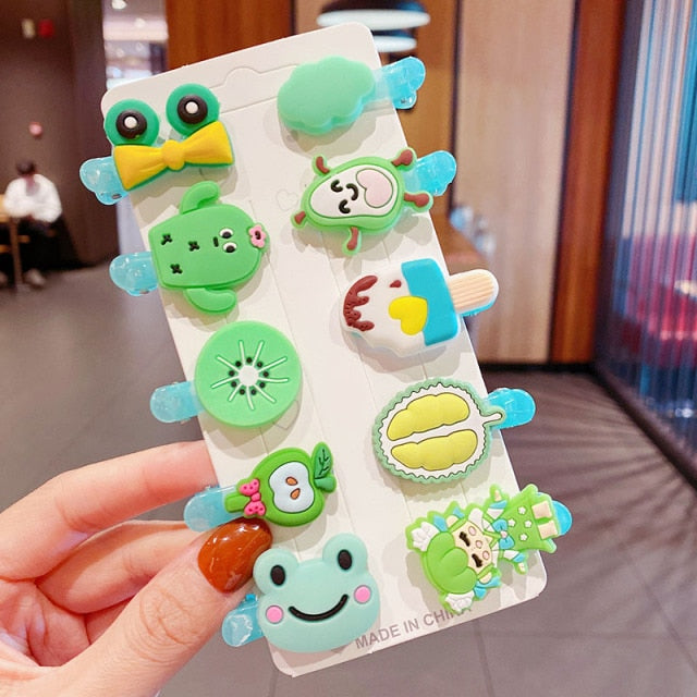 Cartoon Hair Clips 10PCS/Set
