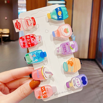 Cartoon Hair Clips 10PCS/Set