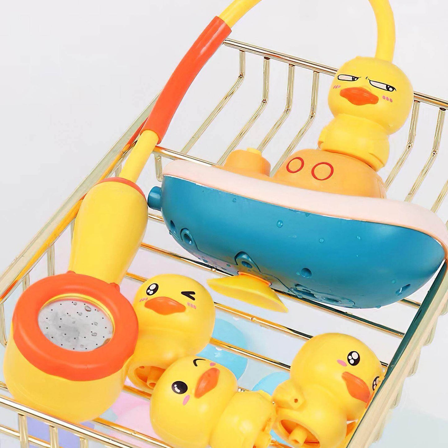 Electric Duck Boat Spray Bath Toy