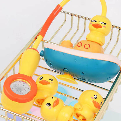 Electric Duck Boat Spray Bath Toy