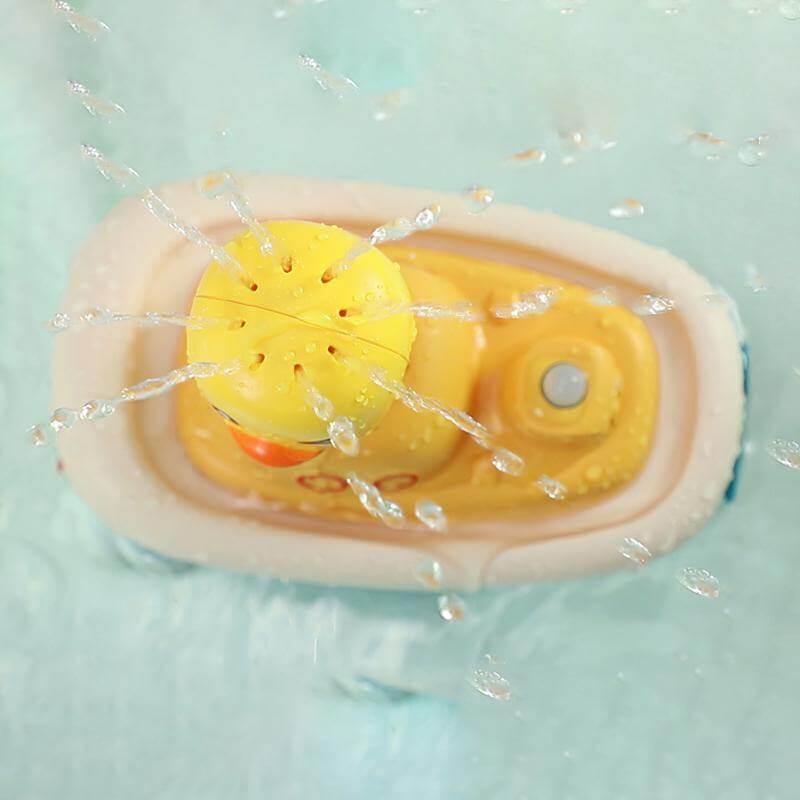 Electric Duck Boat Spray Bath Toy