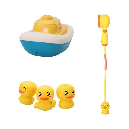 Electric Duck Boat Spray Bath Toy