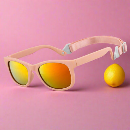 Kids Cute Adjustable Strap Sunglasses