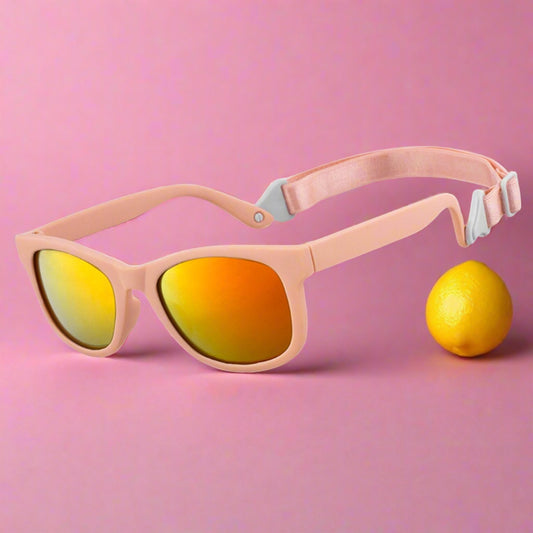 Kids Cute Adjustable Strap Sunglasses