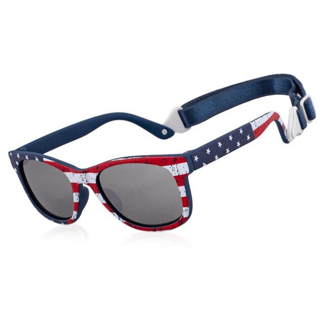 Kids Cute Adjustable Strap Sunglasses
