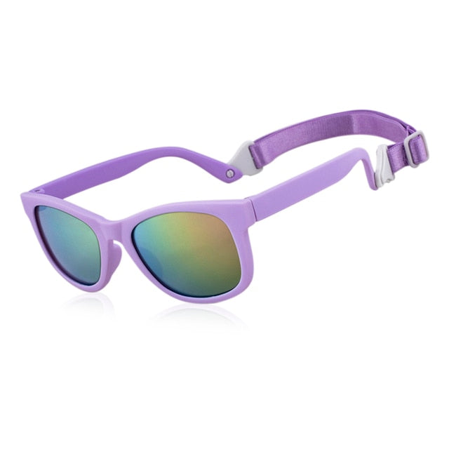 Kids Cute Adjustable Strap Sunglasses