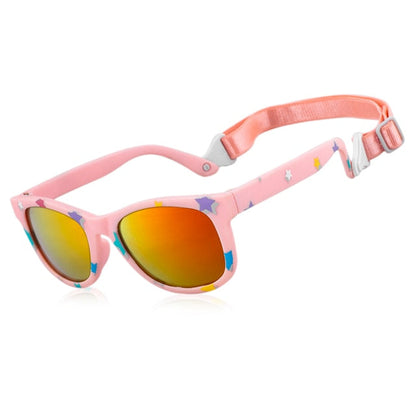 Kids Cute Adjustable Strap Sunglasses