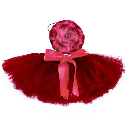 Tulle Tutu Skirt Props Bowknot
