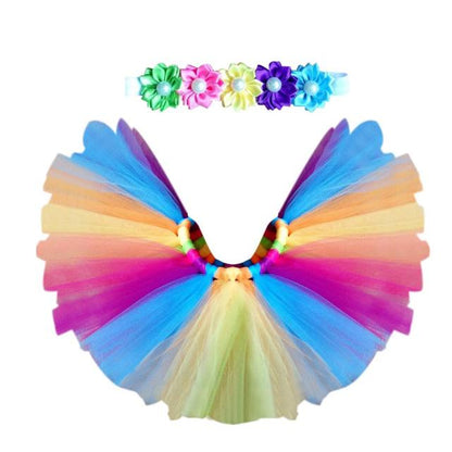 Tulle Tutu Skirt Props Bowknot