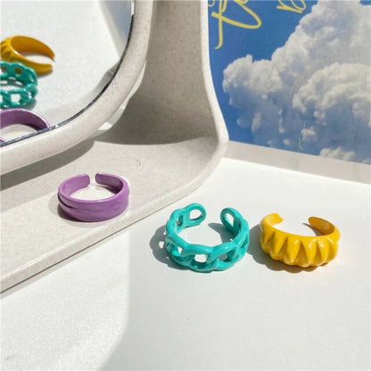 Colorful Open Rings