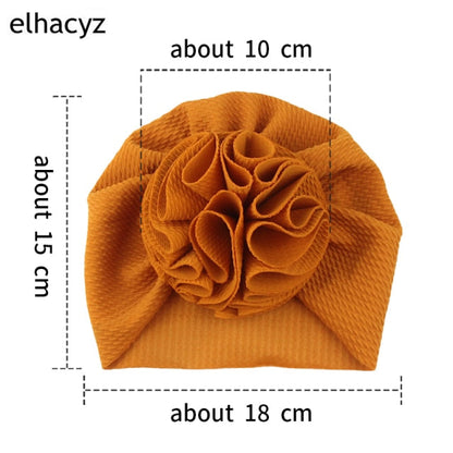 Sweet Flower Headband Children Turban Infant Hat