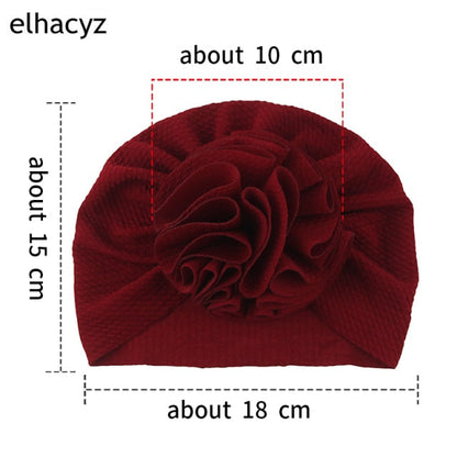 Sweet Flower Headband Children Turban Infant Hat