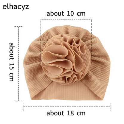 Sweet Flower Headband Children Turban Infant Hat
