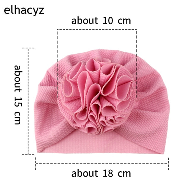 Sweet Flower Headband Children Turban Infant Hat