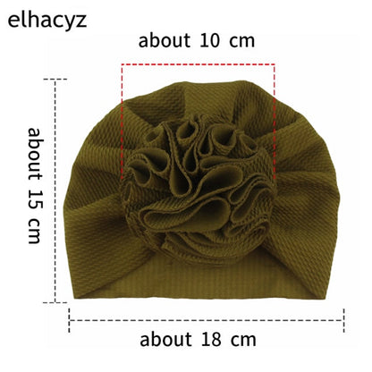 Sweet Flower Headband Children Turban Infant Hat