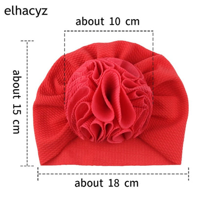 Sweet Flower Headband Children Turban Infant Hat