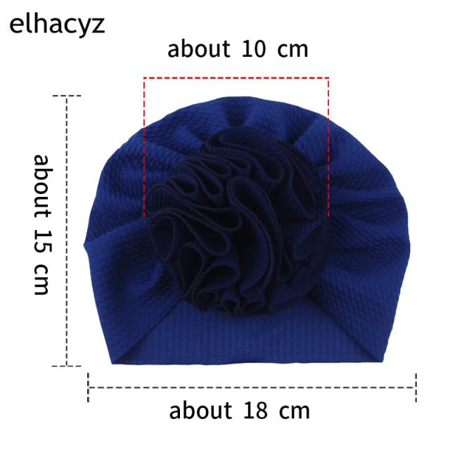 Sweet Flower Headband Children Turban Infant Hat
