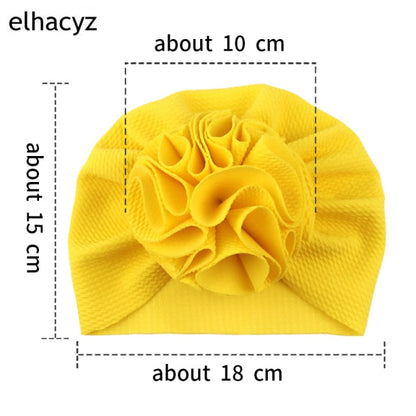 Sweet Flower Headband Children Turban Infant Hat