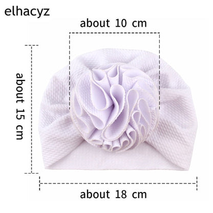 Sweet Flower Headband Children Turban Infant Hat