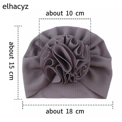 Sweet Flower Headband Children Turban Infant Hat