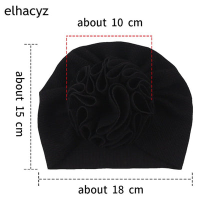 Sweet Flower Headband Children Turban Infant Hat