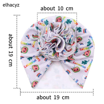 Sweet Flower Headband Children Turban Infant Hat