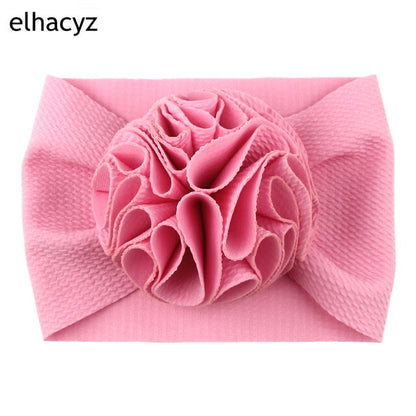 Sweet Flower Headband Children Turban Infant Hat