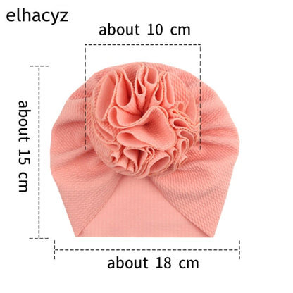 Sweet Flower Headband Children Turban Infant Hat