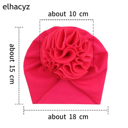 Sweet Flower Headband Children Turban Infant Hat