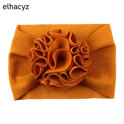 Sweet Flower Headband Children Turban Infant Hat